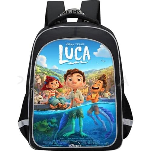 Luca Students School Bags Anime Backpack for Boys Girls Kids Children Cartoon Rucksack Teenagers Knapsack Unisex Travel Bagpacks