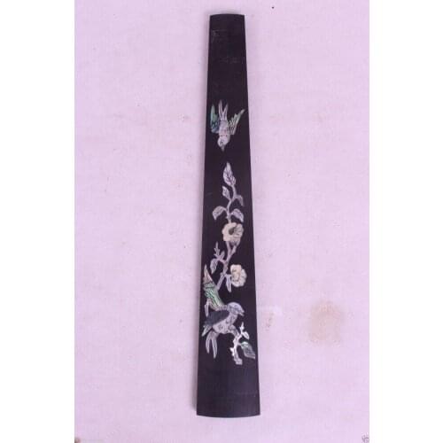 Violin fingerboard ,ebony Flower bird inlay High Quality #4