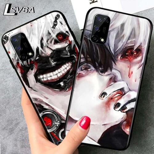 Tokyo Ghoul Japanese Anime for OPPO Realme V15 X5 X3 X50 X7 X2 C17 C11 C3 C2 7 7i 6 6S 6i 5 Narzo 20 Pro Black Phone Case