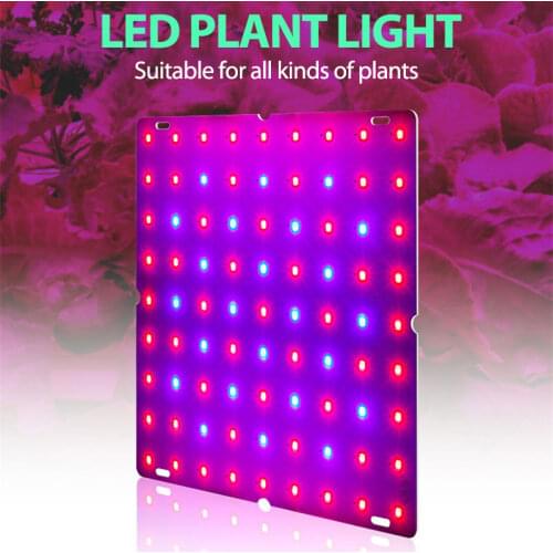 1pcs LED Grow Light Panel Full Spectrum Phyto Lamp AC85-256V EU/UK/US Plug For Indoor Grow Tent Plants Growth Light