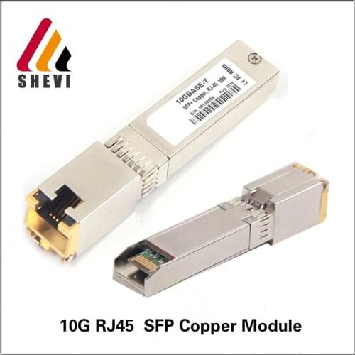 10G SFP+ to RJ45 10GBASE-T SFP-10G-T Media Converter optical fiber module for brand network switch