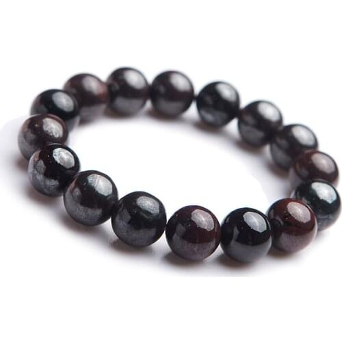 14mm South African Natural Stone Bracelet Women Men Powerful Stretch Round Bead Natural Sugilite Bracelet AAAA
