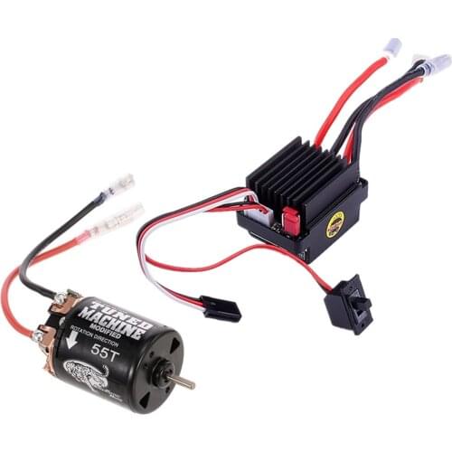 4 Pole Hi-torque 55T 540 Brushed Motor For Axial SCX10 D90 TRX4 RC Car