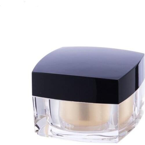 500pcs/lot 5g 10g 15g 30g 50g Empty Acrylic Cream Jar With Plastic Lids, Cosmetic Make Up Containers