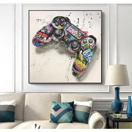 DIY 5D Diamond Painting Graffiti Art Abstract Game Full Square/Round Diamond Embroidery Cross Stitch Mosaic room Decor