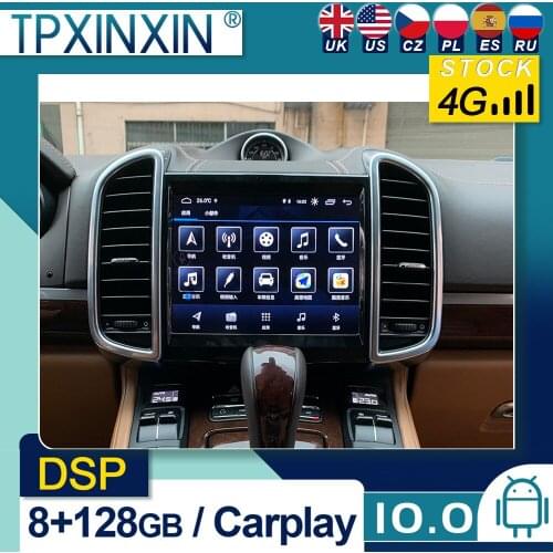 For Porsche Cayenne 2011-2016 Android 10 Car Stereo Car Radio with Screen Car GPS Navigation Tape Recorder Head Unit