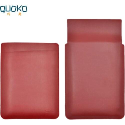 Laptop bag case Microfiber Leather Sleeve for Microsoft Surface Go Pro 6 12.3" Laptop2 Book2 Dual Pocket with Exterior Mouse Pad