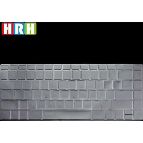 HRH 50pcs Waterproof TPU Clear Unltra-thin Customized Skin Keyboard Dust Cover Protector for HP Changyou 14 Pavilion 14-bf036tx