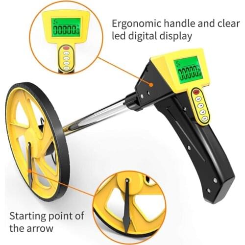 Measuring Wheel Collapsible Measurement to 10,000 Feet Distance Digital Display M89B