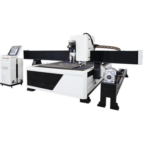 China high accuracy definition 1325 1530 4*8ft cnc plasma cutting machine 3d plasma cutter metal with marking drilling head