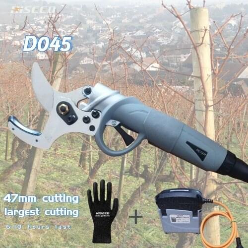 Lithium battery electric pruning shear sign diameter 45MM grape tree Pruning shears