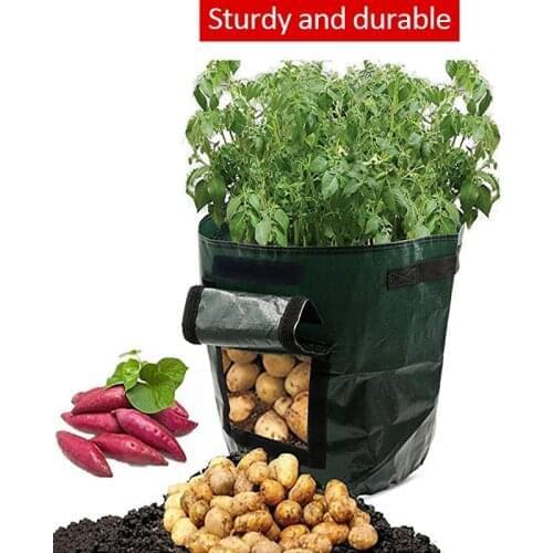 DIY Potato Grow Planter PE Cloth Planting Container Bag Vegetable gardening jardineria Thicken Garden Pot Planting Grow Bag