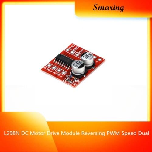 5pcs L298N DC Motor Drive Module Reversing PWM Speed Dual H Bridge Stepper Motor Mini L298N PWM Motor Speed Control Board
