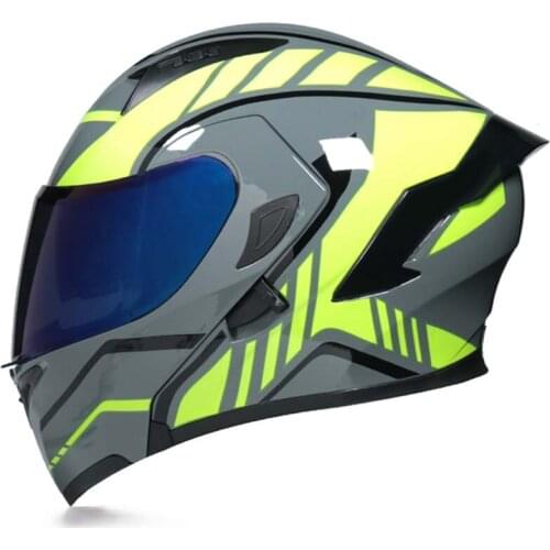 Flip Up Motorcycle Helmet Double lens full face helmet High quality DOT approved Moto cascos motociclistas capacete