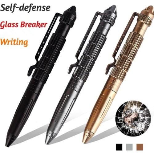 New Arrival Pocket Aviation Aluminum Anti-skid Military Self Defense Tactical Pen Outdoor Sports defensa personal Survival Tools