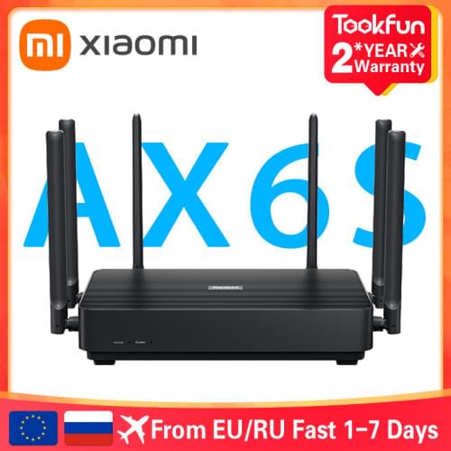 New 2020 Xiaomi Redmi AX6 Wireless Router 2976 Mbps Mesh WIFI 6 2.4G / 5G Dual-Frequency 512MB OFDMA 6 Antennas Repeater PPPOE