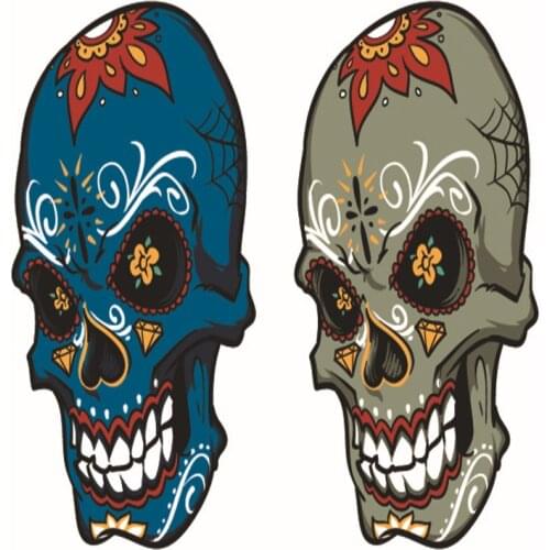 Wholesale New 500pcs Halloween Arm Tattoo disposable tattoo 22*15CM Skeleton Ink Waterproof temporary tattoo Body tatuajes Decal