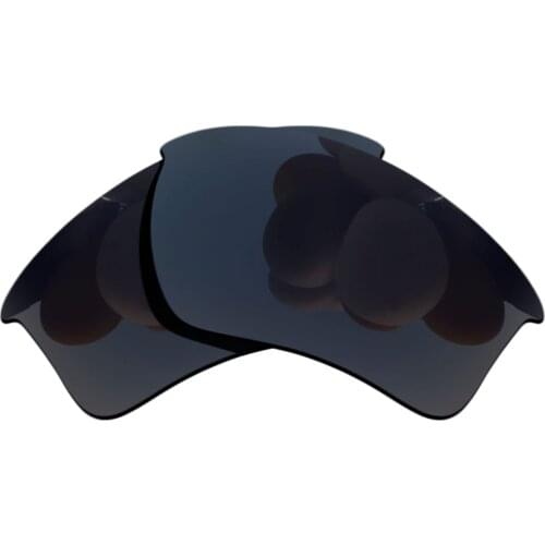 Polarized Sunglasses Replacement Lenses for-Half Jacket 2.0 XL Frame - Grey Black