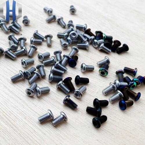 Folding Shank Plum Screw Back Folder C156 Folding Knife Screw Knife Clip Plum Nail T6 Plum Head Screw DIY Tool Screw Rivet