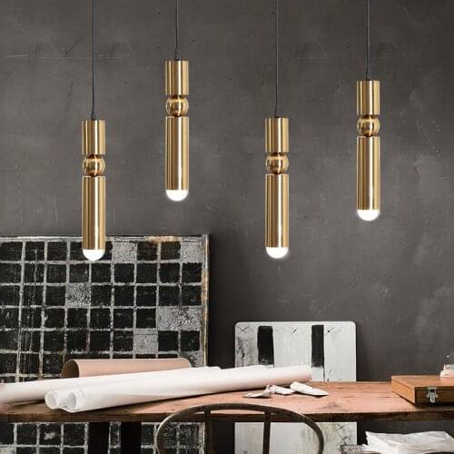 Modern Pendent Light Tube Hang Lighting Pipe Light Pendant Lamp for Dining Reception Bar Shop Restaurant Hotel Project Lighting