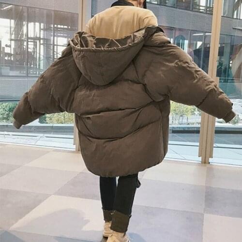 Loose Winter Jacket Women Clothes Oversized Warm Hooded Parka Feminina Plus Size 5XL Long Jacket Coat Femae Windbreaker SLA5