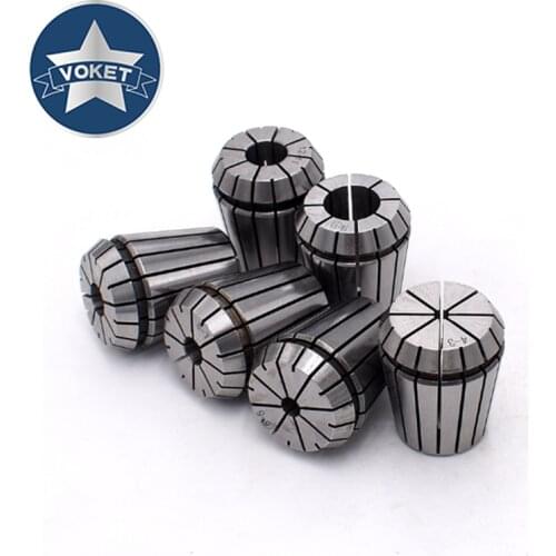 VOKET ER collet High precision ER11 collet 1 2 3 4 5 6 7mm 65Mn spring steel collet for CNC milling tool holder