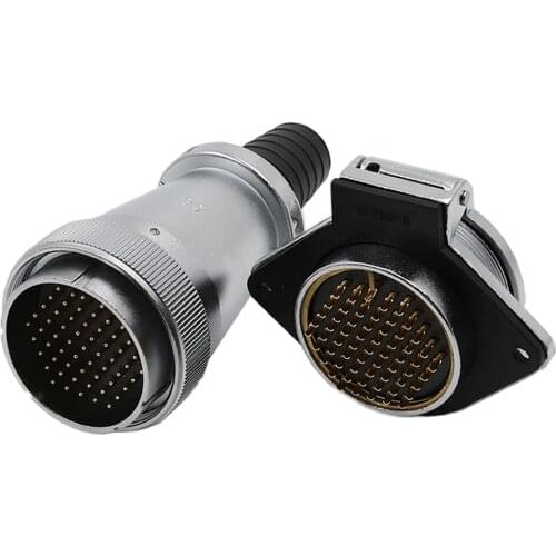 WS55 TQ+ZG 4 7 40 53 61 Pin Solar Connector Outdoor Waterproof Male Female Plug Socket Quick Screw Lock Electric Panel Adapter