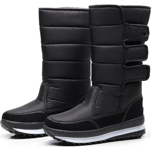 More women size 39.41 in winter boots with velvet warm girl boots non-slip comfortable warm ladies boots