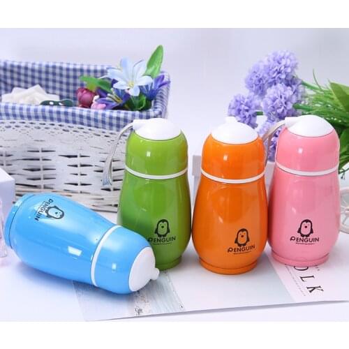 304 Stainless Steel Inner Thermos Cup Cartoon Penguin Thermos Portable Cartoon Childrens Warm Water Cup Kawaii Coffee Cup 1pc