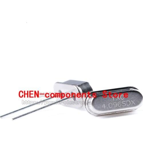 10pcs in-line passive crystal oscillator/HC-49US 4.096MHz 20ppm 20PF X49SD4096MSD2SC
