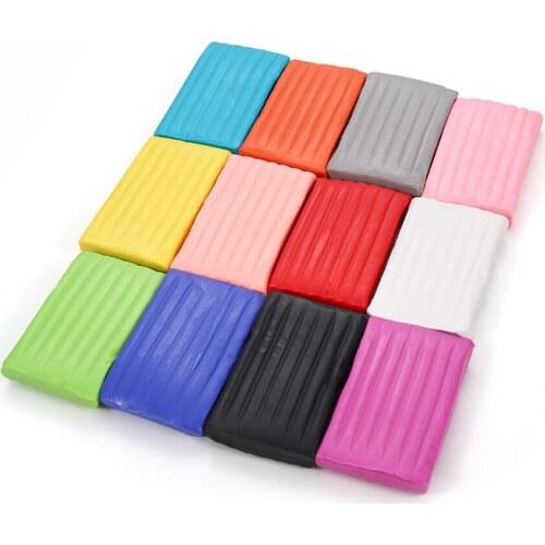 12 Colors/set Non-toxic Strong Ductility Soft Clay Sets Plasticine With Tools For DIY Children Creative Art Craft Jewelry Making