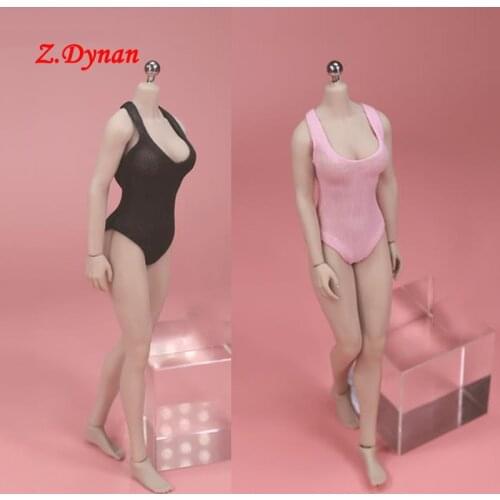 3 Color1/12 scale CF007 Female swimsuit one-piece sexy clothes for 6 inches action figures