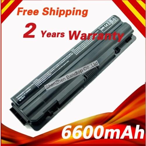 6600mAh 9 cells Laptop Battery for Dell XPS 14 15 17 L501X L502X L701X L702X L401X L501X L502X J70W7 JWPHF 312-1123 R4CN5