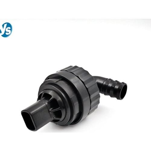 Free Shipping Back Filter Aquarium Outlet Connector Fish Tank Bulkhead Fixed Joint 360 Degree Wave Making Outlet Duck Nozzle