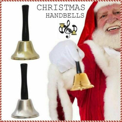Noble Reception Dinner Party Shop Hotel Santa Claus Hand Bell School Handbell Restaurant Call Bell Service Christmas Decorations