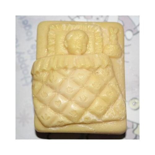 C288 Sleep baby Art Silicone Soap mold Craft Molds DIY Handmade soap molds