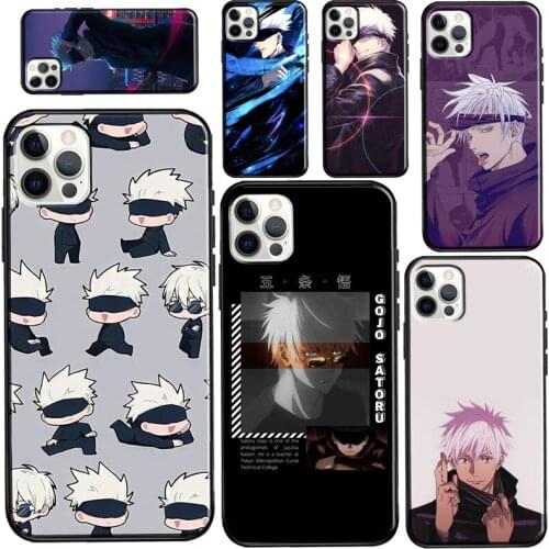 Gojo Satoru Jujutsu Kaisen For iPhone 12 mini 11 Pro Max Phone Case For iPhone 7 8 Plus 6S X XR XS Max SE 2020 Coque