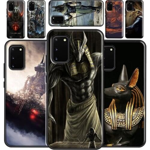 Anubis Ankh Pharaoh Case For Samsung Galaxy S21 Ultra S20 FE S8 S9 S10 Plus S10e Note 9 10 Note 20 Ultra Coque