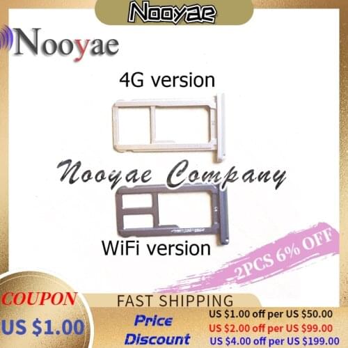 For Huawei Mediapad M5 8.4 inch SIM Card Tray Holder SD card reader Slot Socket Adapter Wifi 4G Version Replacement + Tracking