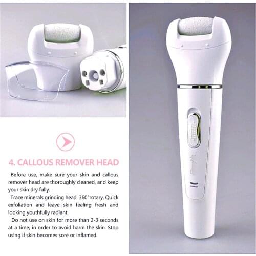 Electric Foot Dead Skin Remover Calluse Removal Grinding Machine Rotary Roller Feet Smooth Pedicure Washable Heel File Cleaner