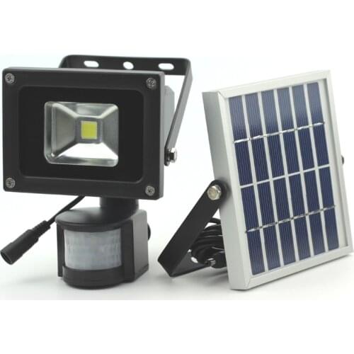 Hot Sales 10W Solar Light LED Motion Detected Flood Light Outer Wall Garden High Quality Super Bright LED Security Light