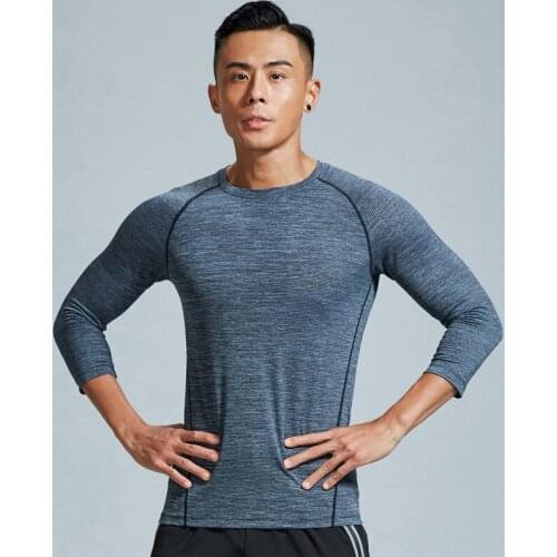 Cotton shirt Mens Slim Fitness Clothing Plus Size Fashion Black Outdoor Fitness Mountain Climbing Breathable Sweat Shirt Soft