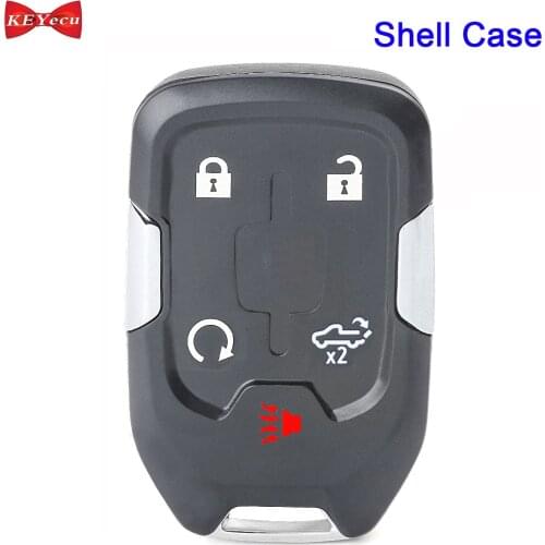 KEYECU for GMC Sierra 1500 2500 3500 for Chevrolet Silverado 1500 2500 3500 Remote Key Shell Case Fob for HYQ1EA
