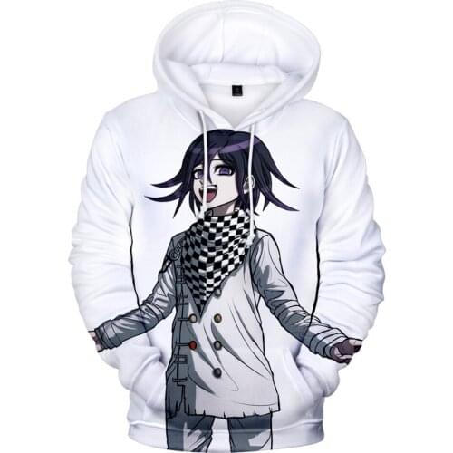 Fashion Anime Print Kokichi Ouma 3D Hoodies Sweatshirts Men Women Kids Pullover Harajuku Autumn Winter Boy/girl Danganronpa top