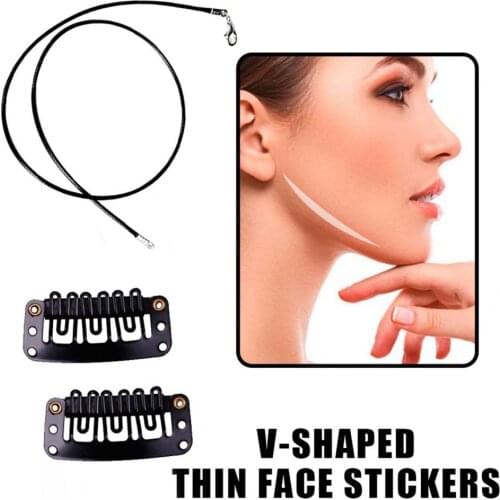 Hot Sale Face Sticker U-Shaped Waterproof Reusable Invisible Thin Facial Lines V-Shape Face Lifting Tape
