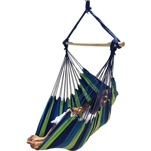Portable Travel Camping Hanging Hammock Hanging Bed Home Bedroom Swing Bed Lazy Chair Garden Outdoor Hammock