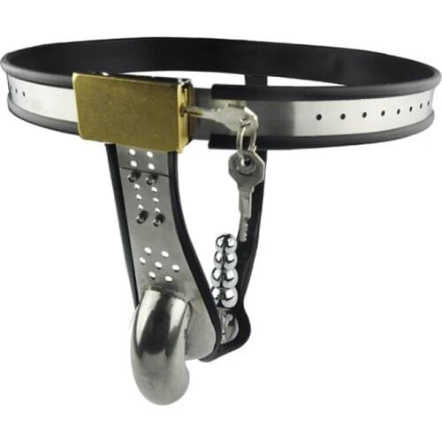 Stainless Steel MaleUnderwear Chastity Belt With Removable Anal Plug Cock Cage Fully Adjustable Chastity Device Penis Lock