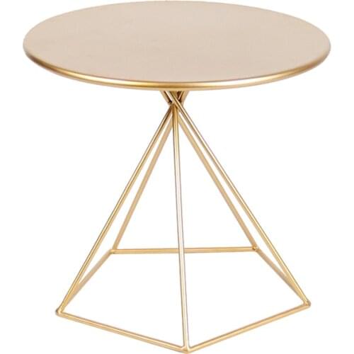 Nordic side table ins creative coffee table living room simple sofa corner table small side table iron bedroom round table