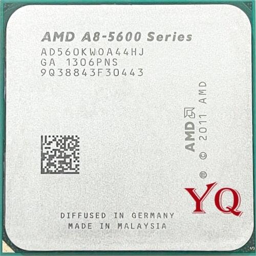 AMD A8 5600K 5600 3.6GHz AD560KWOA44HJ 100W Processor HD 7560D Quad Core Socket FM2