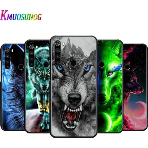 Wolf Totem For Xiaomi Redmi Note 4 4X 5 5A 6 7 8 8T 9S/T 10 10S 5G Global version Por Max Black Silicone Soft Phone Case